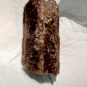Red Apatite crystal from Tory Hill Ont